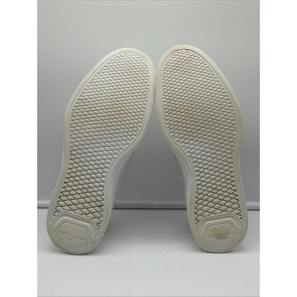 Cole Haan Grand Crosscourt White Perforated Sneakers Shoes C33987 Mens Size 9